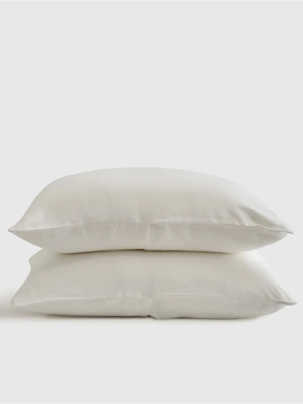 NWOT Quince European Linen Sham Set King (White)